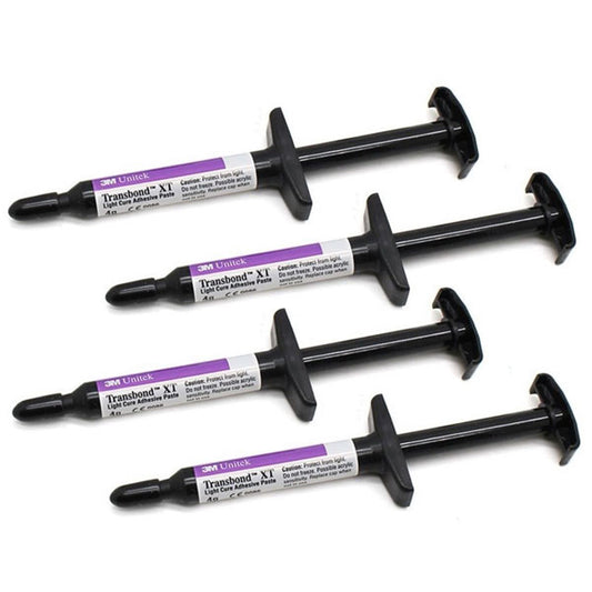 Transbond XT Orthodontic Light-Cure Adhesive Paste Refill, 4x4 Gm. Syringes